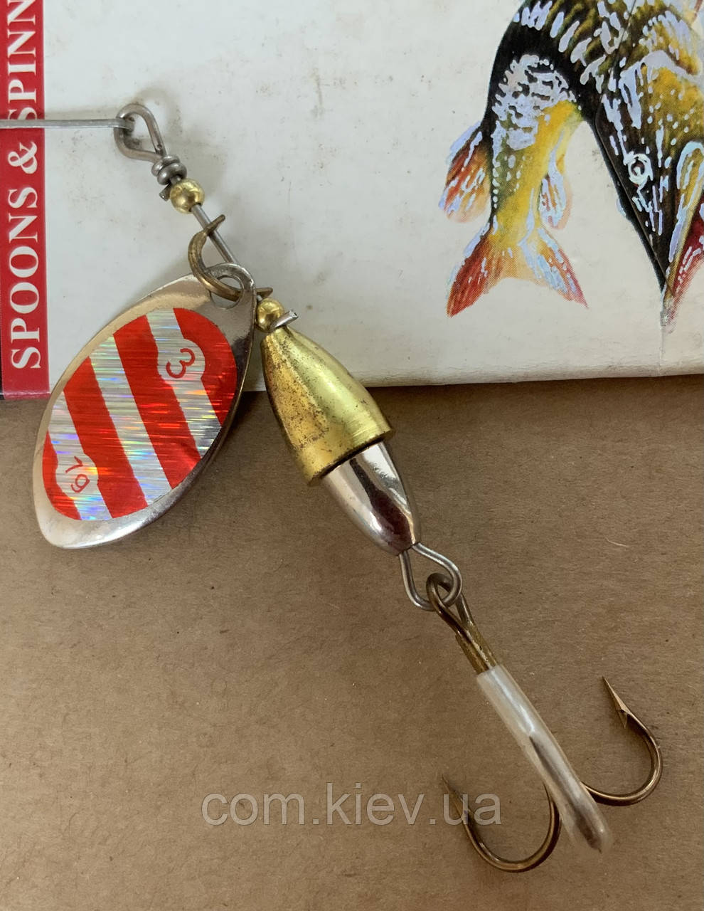 Блешня оберталка (вертушка) з серцевиною Condor Holo 7 г / 7,2 см (голографічна), фото 1