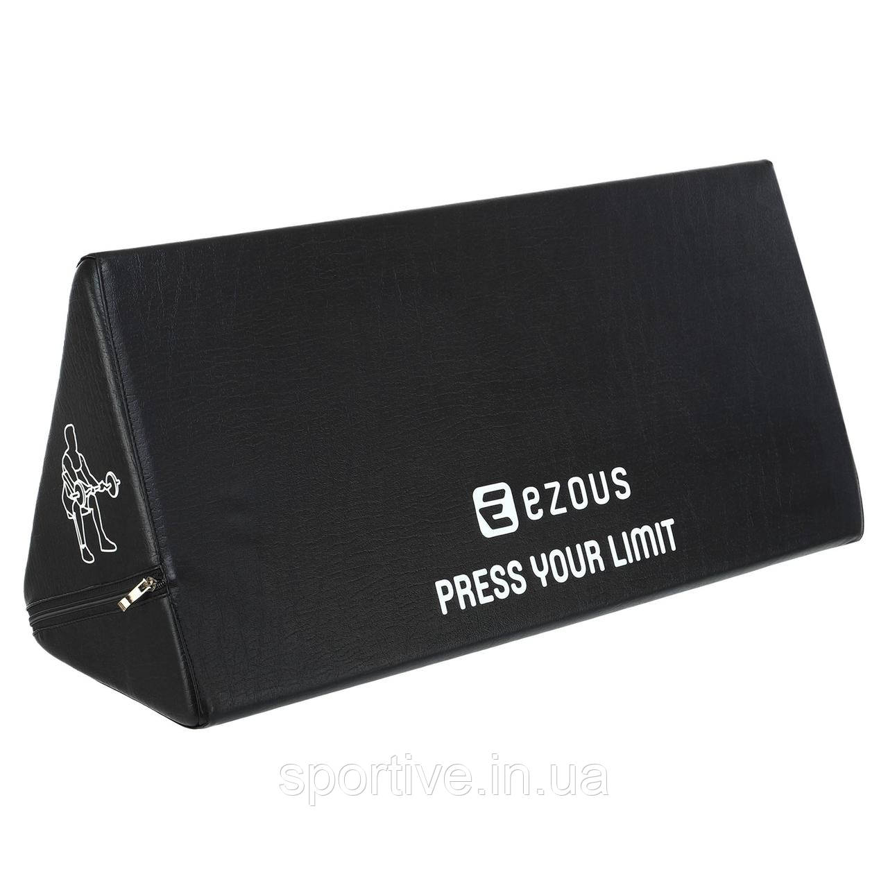 Подушка ізолятор трицепса PREACHER BENCH PAD EZOUS L-05 (EPE, PVC, р-р 73x35 см, чорний)
