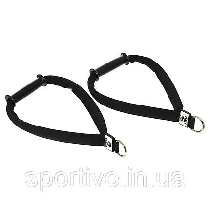 Ручки (2 шт.) для еспандера MULTE FUNCTION HANDLES EZOUS F-03 (PVC, PL, ABS, довжина — 45 см, вага упа. 500 г,, фото 1
