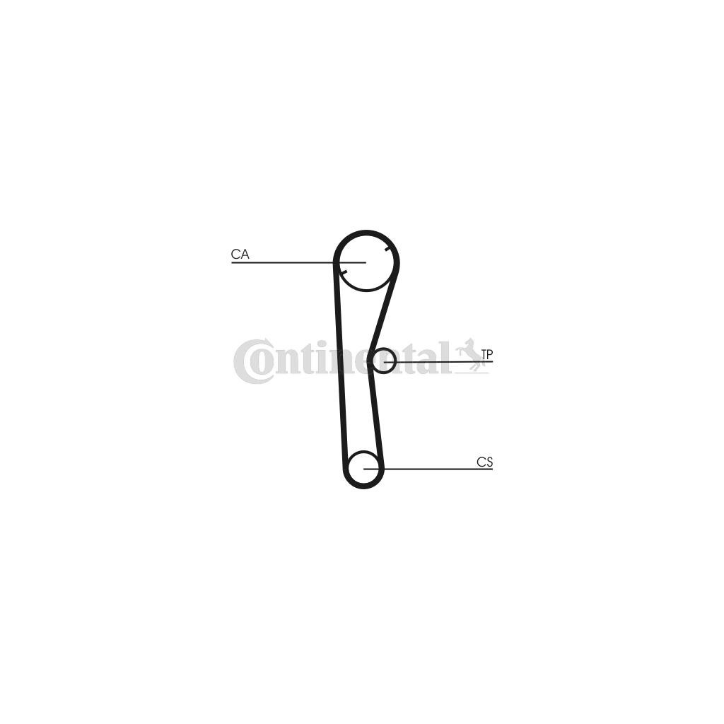 Ремінь ГРМ CONTITECH CT674, фото 1