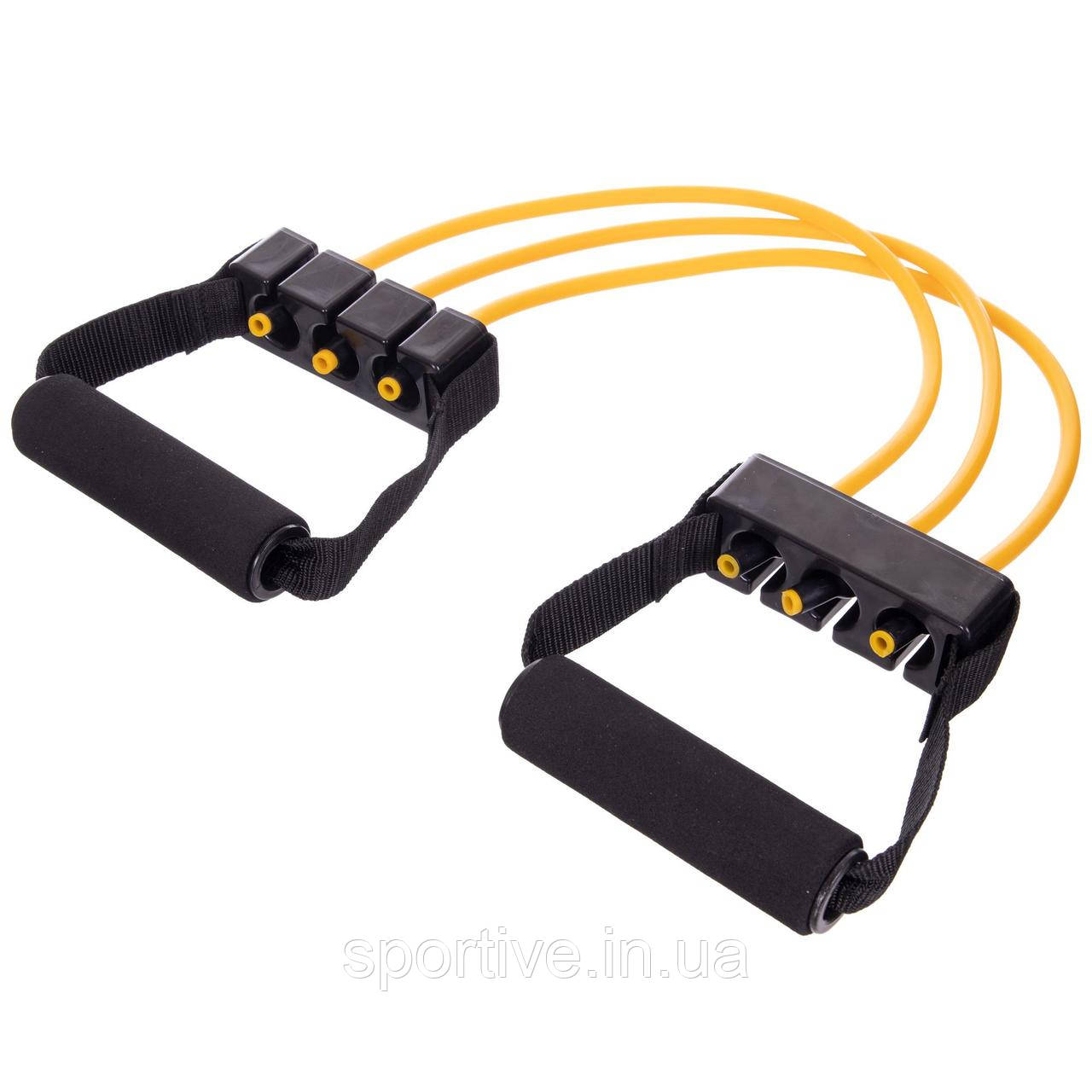 Еспандер трубчастий з ручками SP-Sport Resistance Band 8021-4 40LB (латекс, d-8 мм, l-75 см)
