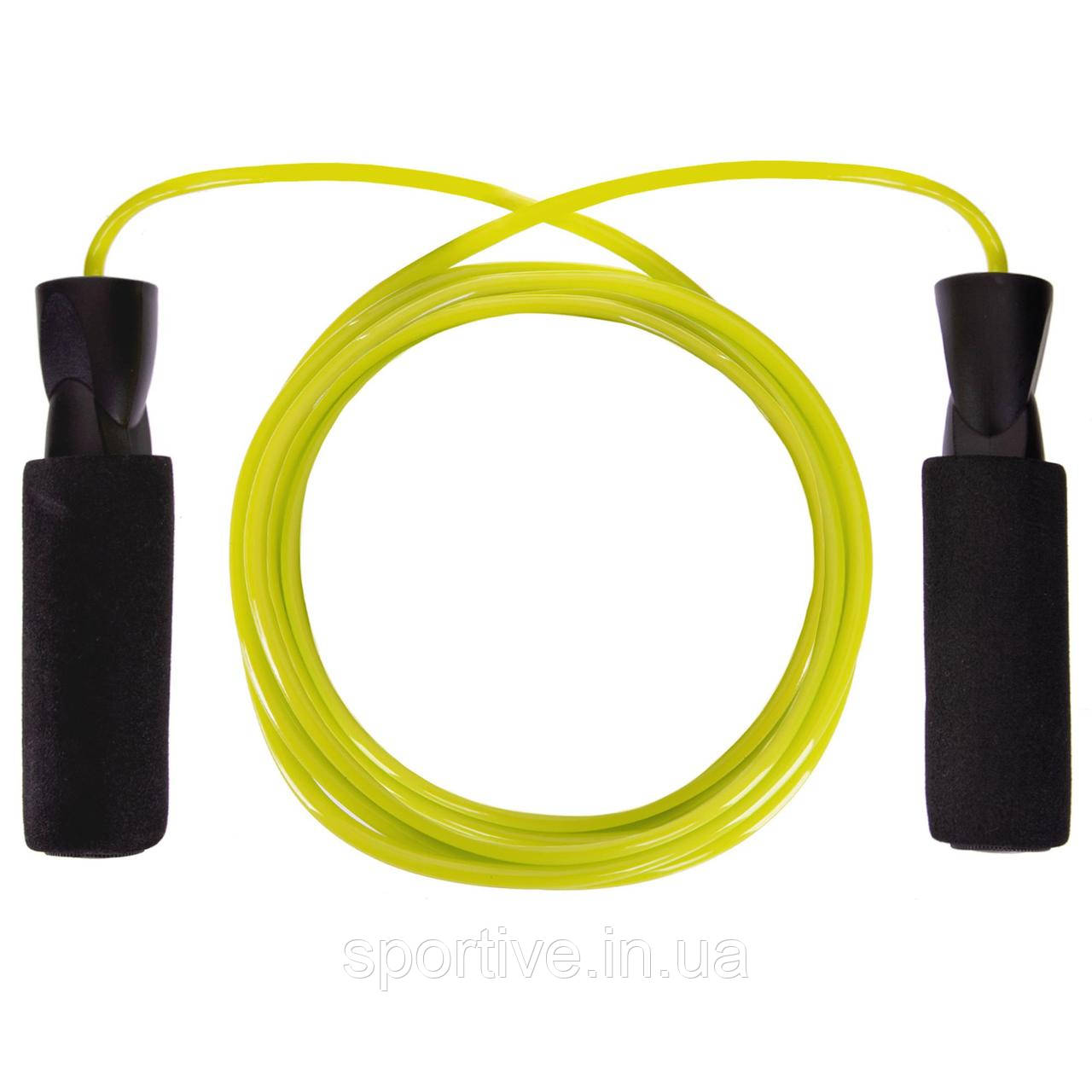 Скакалка з PVC джгутом Zelart FI-2561 (MDJR006) (l-2,75 м, d-5 мм, салатовий)