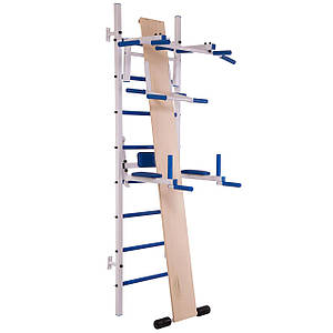 Шведська стінка зі знімною дошкою-профілактор із переставною кареткою й турніком Тонусом 5 SP-Planeta L-2404 (СТСТ