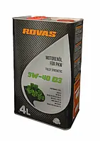 Моторна олива ROVAS 5W-40 C3 4л.