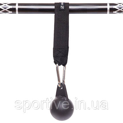 Підвіс куля для підтягувань і тренування сили рук Zelart FI-5170 Grip Balls (метал, нейлон, d-66 мм, лямки, фото 1