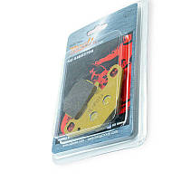 Колодки дискові гальмівні СузукіAD-50, 110, Летс (жовті)