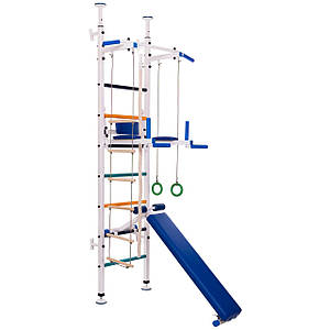 Шведська стінка з турніком, брусами, лавкою для преса та спини Юнга SP-Planeta L-5751 (СТЮ) (метал,