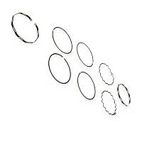 Кільця маслознімні набірні стд мотоцикл МТ, Урал,   мотоцикл  К-750  (на 2 поршні)