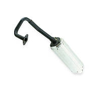 Глушник китай 4 т-50 раборний з коліном (+ прокладки) скутер