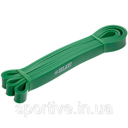 Гума-петля для підтягувань і тренувань стрічка силова Zelart POWER BANDS FI-941-4 (латекс, розмір, фото 1