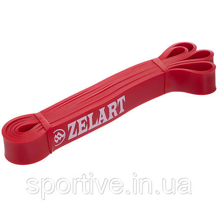 Гума-петля для підтягувань і тренувань стрічка силова Zelart POWER BANDS FI-941-5 (латекс, розмір, фото 1