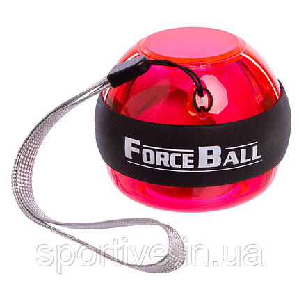 Еспандер гіроскопічний Power Ball тренажер для пензлів рук ø 7 см SP-Sport Forse Ball FI-0037 (метал,, фото 1