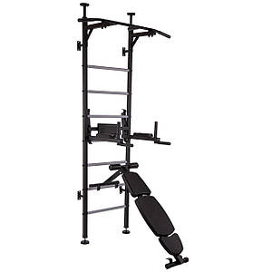 Шведська стінка з підставкою під штангу Торнадо pro NEW SP-Planeta L-1459 (СТ Торнадо PRO) (метал,