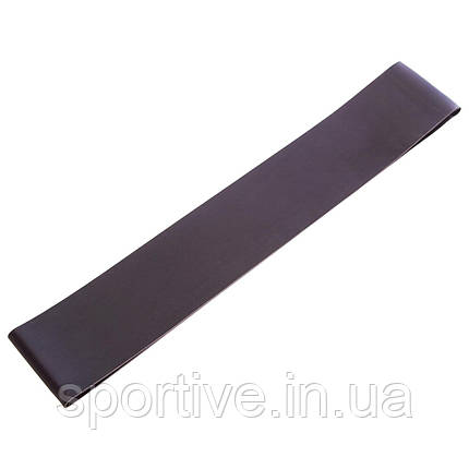 Гумка для вправ стрічка опору LOOP BANDS DOUBLE CUBE LB-001-BK (силікон, розмір 600x60x1,2 мм,, фото 1