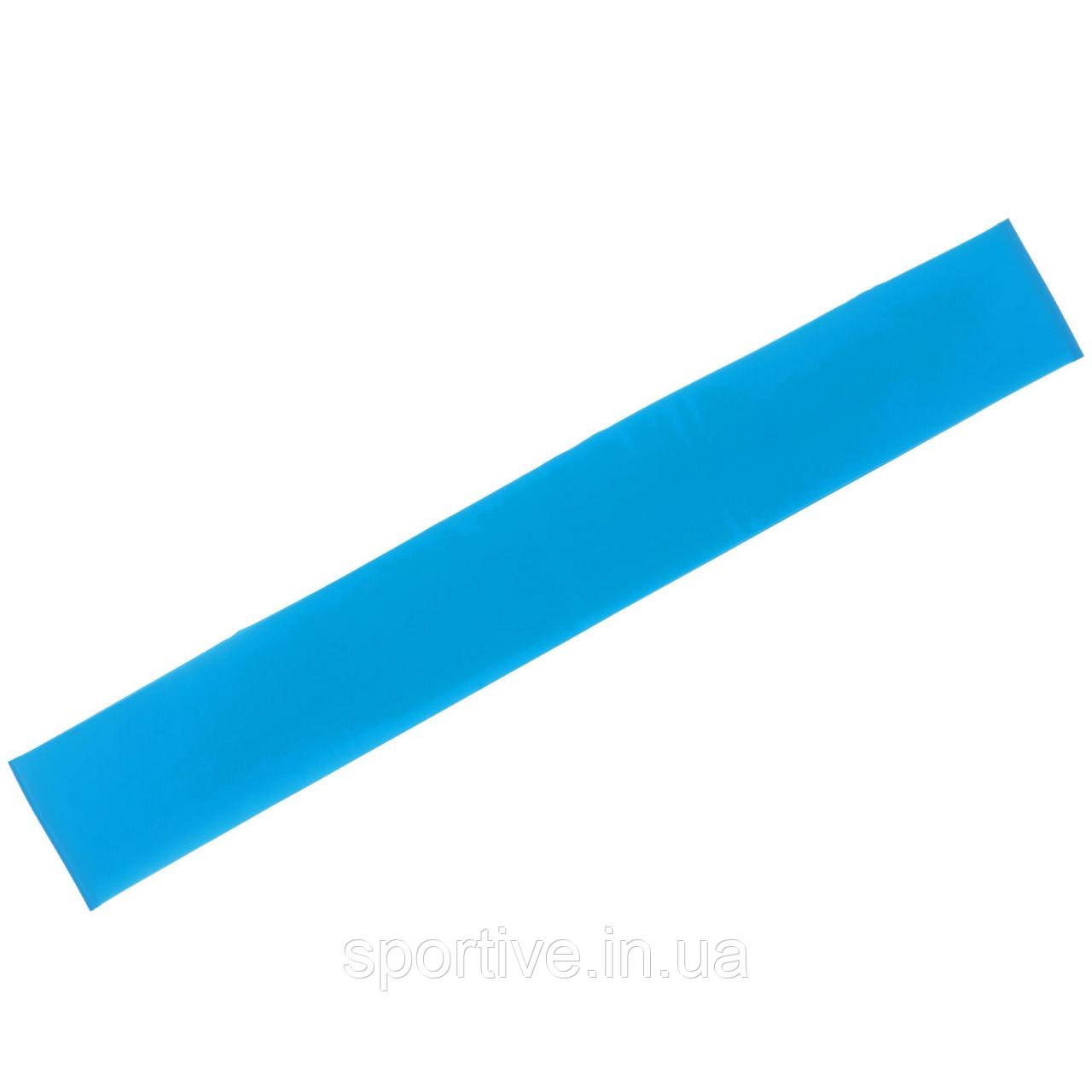 Гумка для вправ стрічка опору LOOP BANDS DOUBLE CUBE LB-001-BL (силікон, розмір 600x60x0,4 мм,