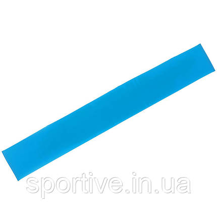 Гумка для вправ стрічка опору LOOP BANDS DOUBLE CUBE LB-001-BL (силікон, розмір 600x60x0,4 мм,, фото 1