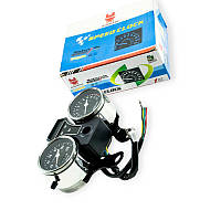 Панель приладів мотоцикл Альфа 120км, год електронний тахометр (хром)