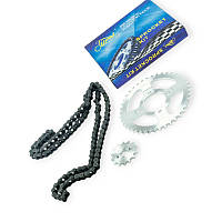 Зірка комплект 420*41+420*14  мопед Дельта  + ланцюг 112 лан.