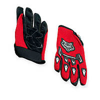 Рукавички мото червоні