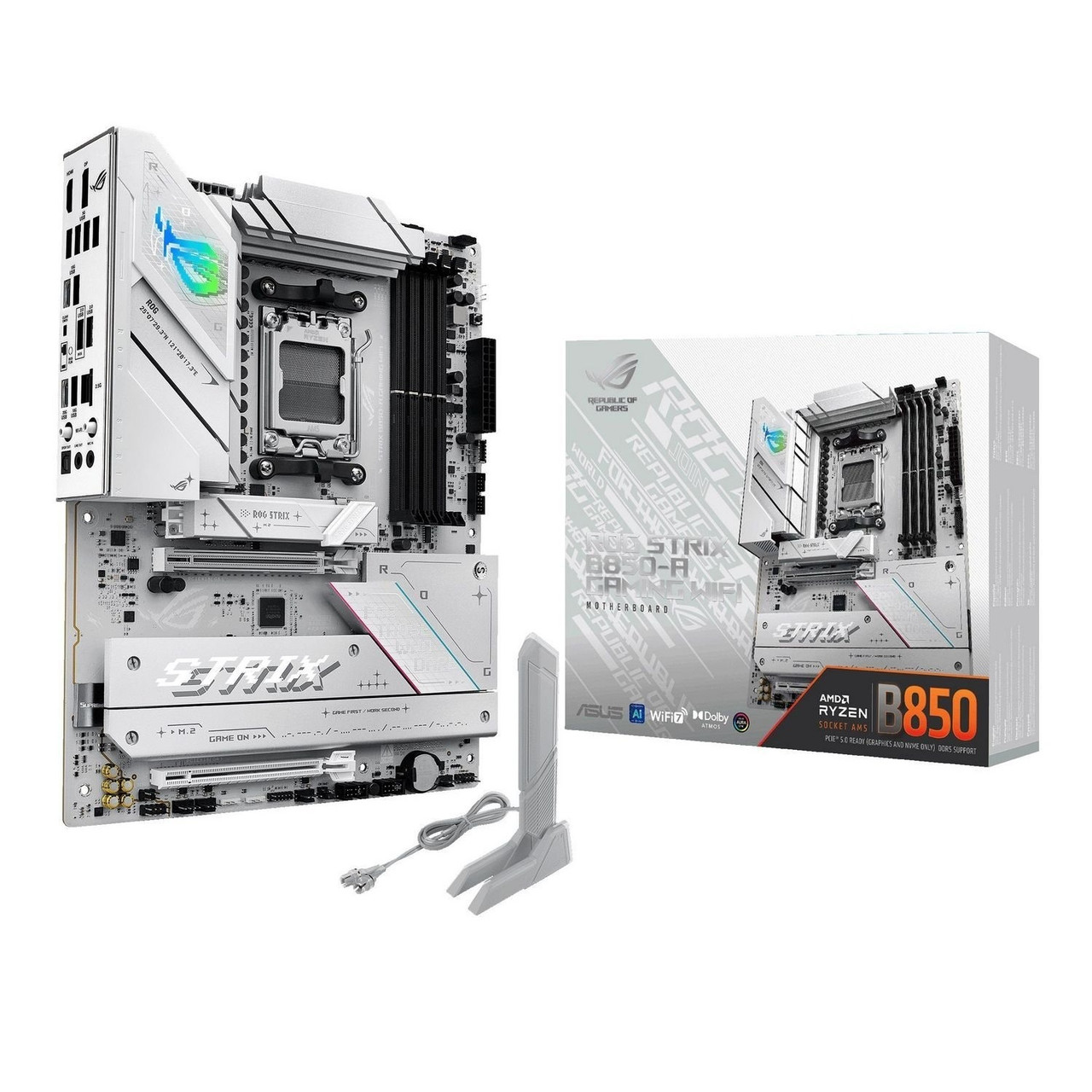 Материнська плата Asus ROG Strix B850-A Gaming WiFi Socket AM5, фото 1