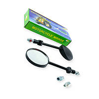 Дзеркало (к-кт 2 шт) QX-1191 (коло, складана ніжка) 10 мм (різьба L, R+R)