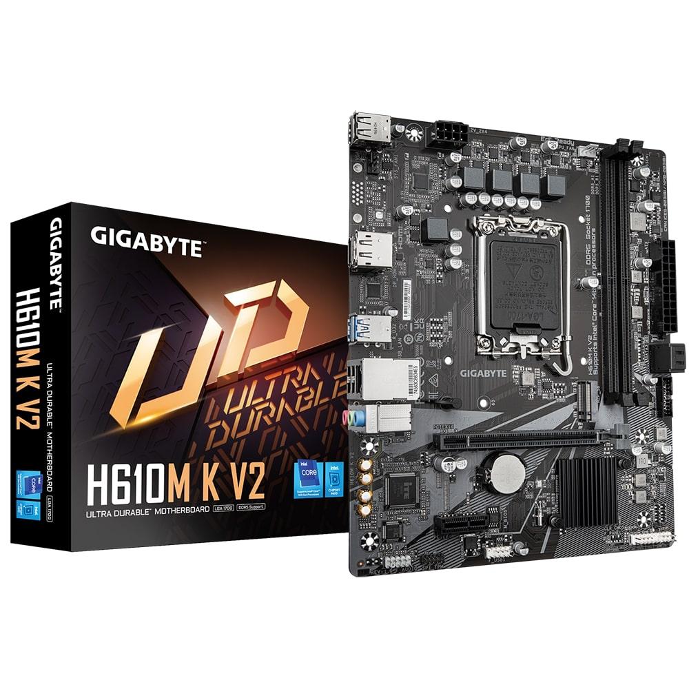 Материнська плата Gigabyte H610M K V2 Socket 1700, фото 1