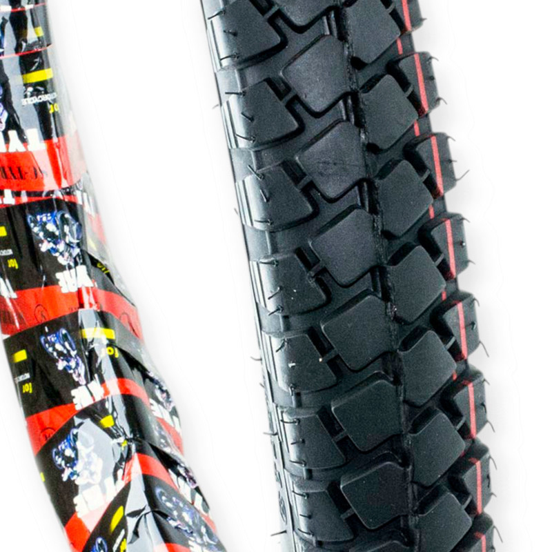 Шина мото 3.75, 4.00-19 камерка з камерою (червона упаковка) дорожня 707