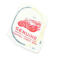 Трос газу  мопед Дельта , мотоцикл Альфа JH-70 довгий (1100мм) жовтий