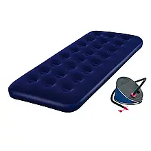 Надувний матрац Pavillo Bestway 67223 (матрас 67000, ножний насос 69611).Одномісний 76 х 185 х 22 см топ
