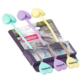 Набір стяжок для рулетів та пакетів 10 см Fissman 8895 - MegaLavka