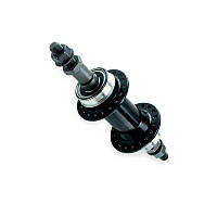 Веловтулка задня на колесо у зборі  (алюміній 36 спиць, під диск, чорна)