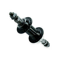 Веловтулка задня на колесо у зборі  (алюміній 36 спиць, під диск, на промпідшипнику, чорна)