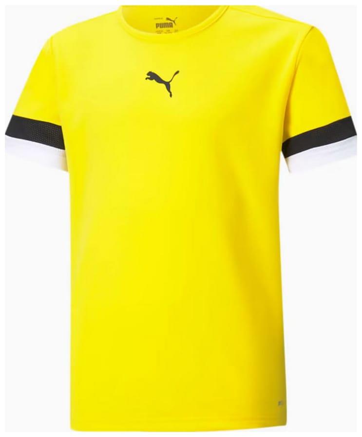Футболка Puma teamRISE Jersey Jr жовтий Діт 164 см