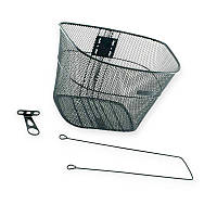 Велокорзина 28 передня чорна 004 (з кріпленням)