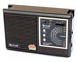 Радіоприймач GOLON RX-9100 з MP3, USB+SD, Портативне Радіо