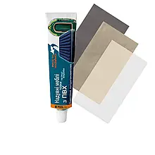 Ремонтний набір для матраців та меблів з ПВХ InPool 33334 (клей 40 г, 3 види латок 10 х 15 см) топ