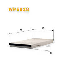 Фільтр салону Опель Астра G, Zafira A-B   WP6828