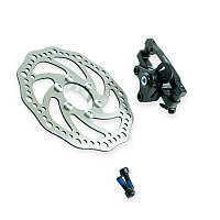 Велогальмо у зборі  дискове 140 заднє (вібрейк) (гальмівна машинка) (каліпер) F160, R140
