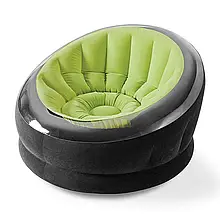 Надувне крісло Intex 68581, 112 см x 109 см x 69 см, зелене топ