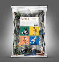 Чай зелений Graff Assorted Графф Асорті 48 пакетиків, 4 види по 12 шт.