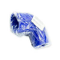 Патрубок повітряної системи ПАЗ 50х60 (турбіни) лівий силікон синій