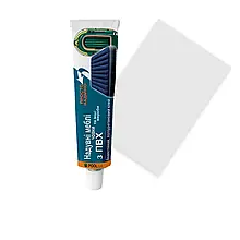 Ремонтний набір для матраців, човнів із ПВХ InPool 33633 (клей 40 г, латка прозора 10 х 15 см) топ