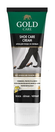 Крем для взуття Goldcare чорний 80 мл, фото 1