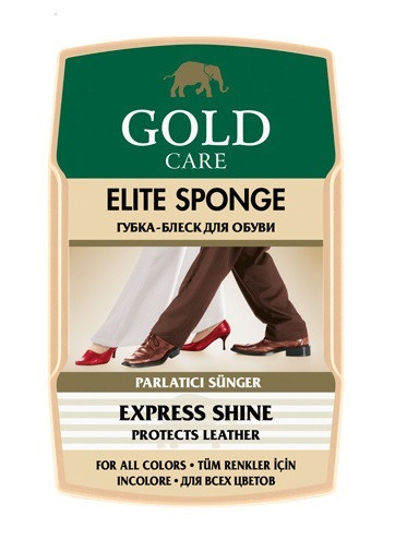 Губка-блиск Goldcare для взуття безбарвна, фото 1