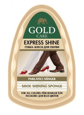 Губка-блиск Goldcare для взуття безбарвна, фото 1