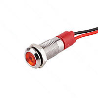 Індикатор антивандальний 6F-D-12V, червоний