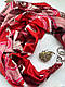 Дизайнерська шовкова  хустка My Scarf "Серце красуні" прикрашена коралом, фото 6