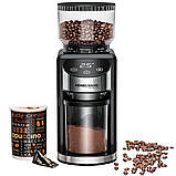 Професійна кавомолка Rommelsbacher EKM 400 з конічними жорнами з нержавіючої сталі, фото 6