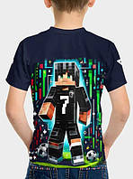 Футболка двостороння з повним друком 3D Майнкрафт / Футболка дитяча Minecraft