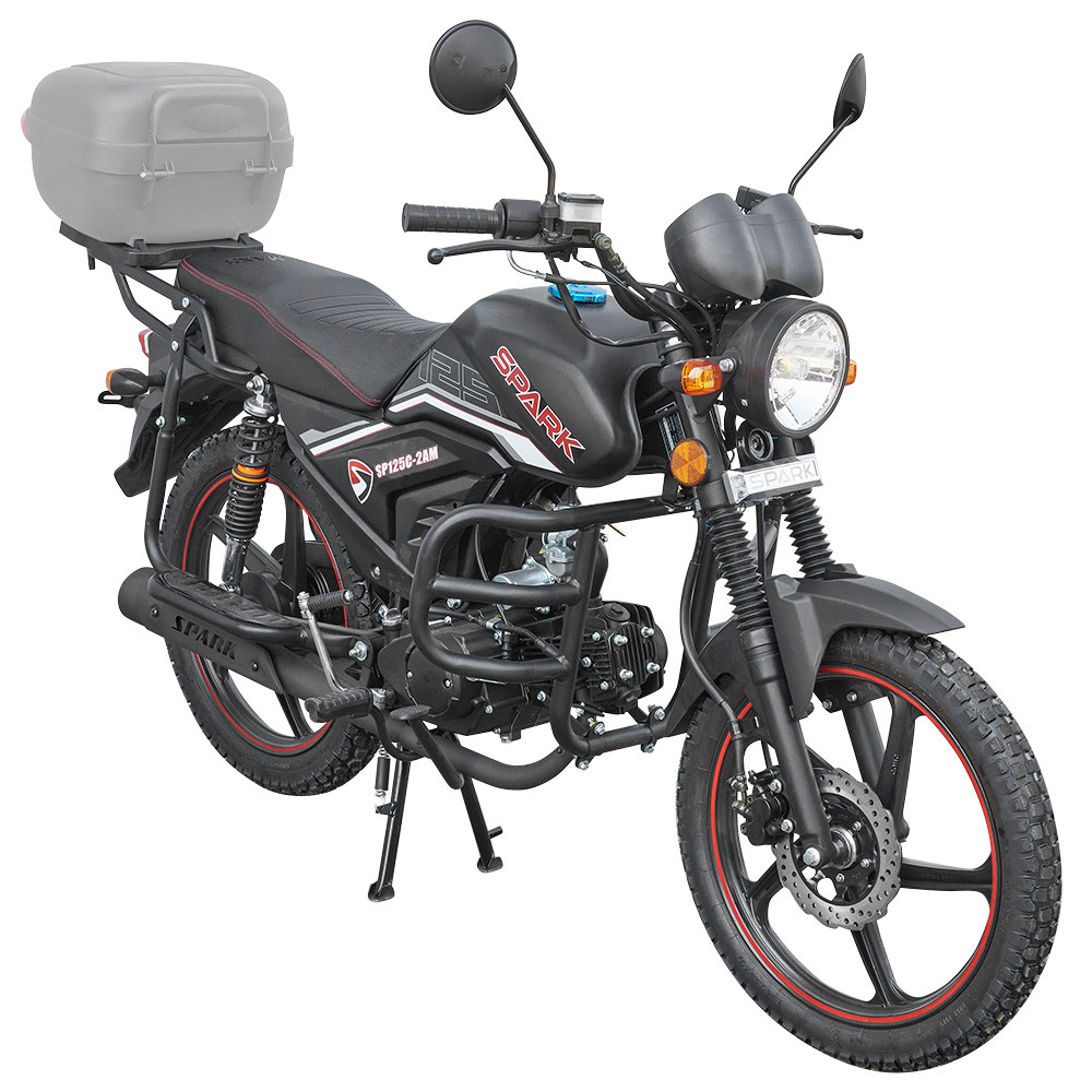 Мотоцикл Spark SP125C-2AM (заводське паковання) Без Кофра (Сірий)